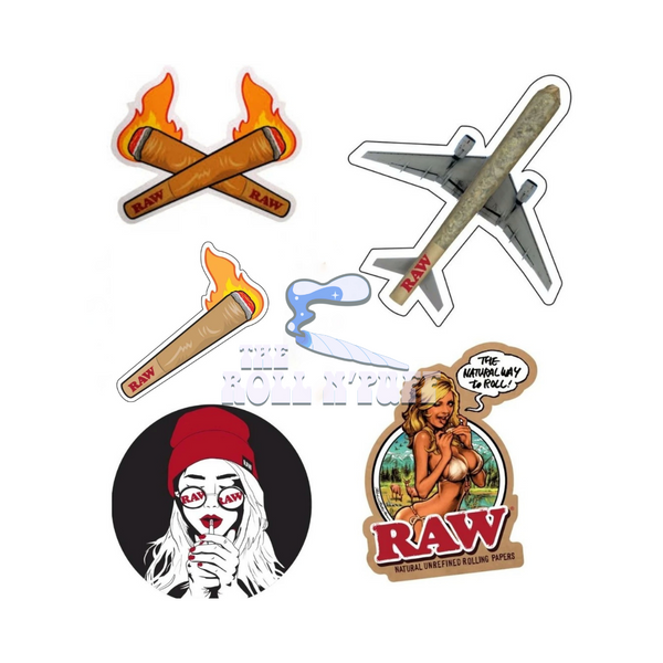 Raw Crazy Stickers