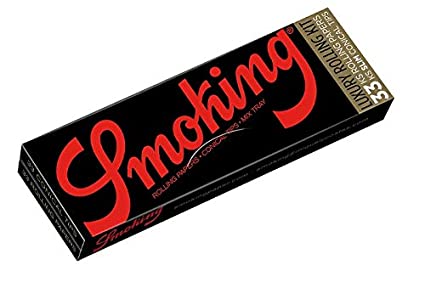 SMOKING KING SIZE DELUXE LUXURY ROLLING PAPER KIT - 33 SHEETS & 33 TIPS