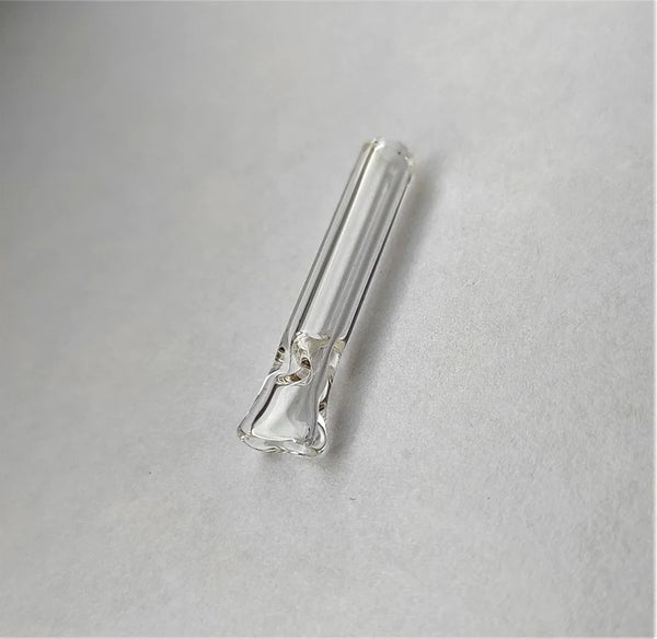 ROLLNPUFF REUSABLE GLASS FILTER TIP - FLAT MOUTHPIECE