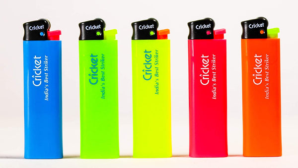 Cricket Lighter Fluo (Pack of 5pcs)