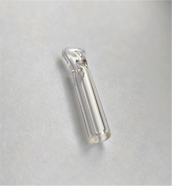 ROLLNPUFF REUSABLE GLASS FILTER TIP - FLAT MOUTHPIECE