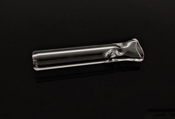 ROLLNPUFF REUSABLE GLASS FILTER TIP - FLAT MOUTHPIECE