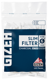 GIZEH ACTIVE CHARCOAL SLIM FILTER (6MM)