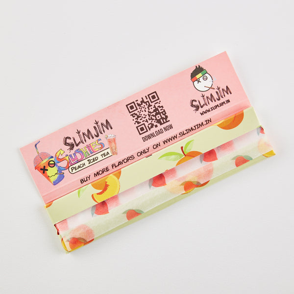 Slimjim Peach Ice Tea Flavoured Paper