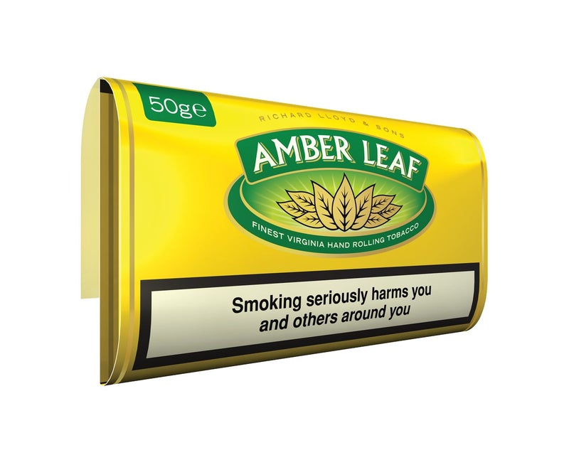 cigarette amber Amber Leaf Finest Rolling Tobacco (50Gms) – THE ROLL N' PUFF cigarette amber Amber Leaf Finest Rolling Tobacco (50Gms) – THE ROLL N' PUFF
