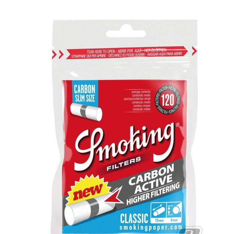 carbon filter for cigarette Smoking Slim Carbon Filters-120pcs – THE ROLL N' PUFF