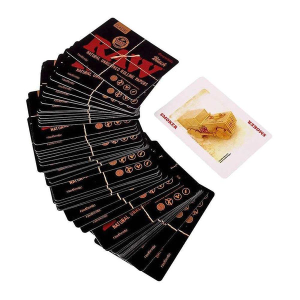 RAW BLACK PLAYING CARDS