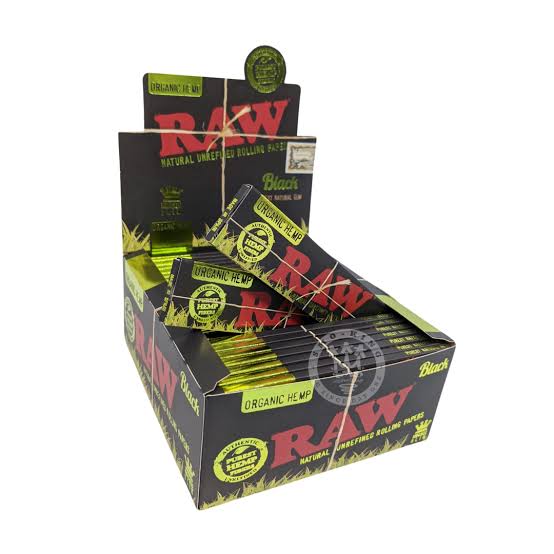 Raw Black Organic Hemp King Size