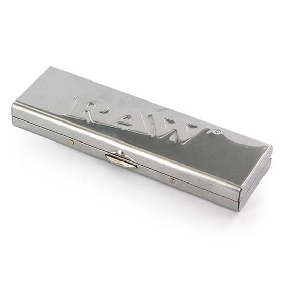 Raw Stainless Steel Connoisseur Case Papers+Tips