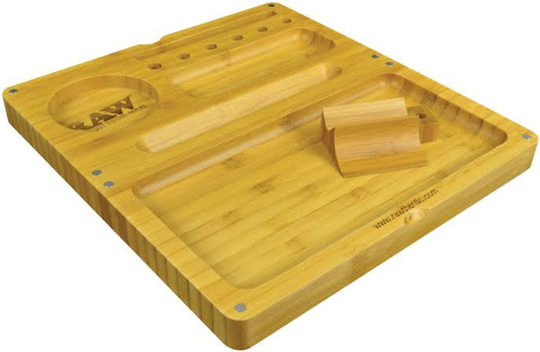 Raw Bamboo Backflip Rolling Tray