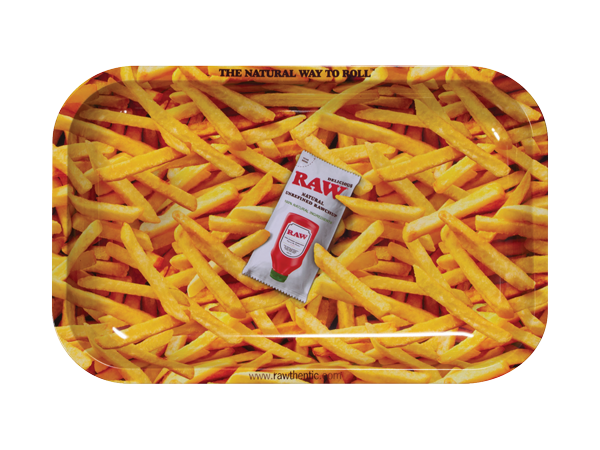 RAW FRENCH FRIES ROLLING TRAY-SMALL