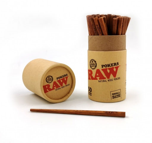 RAW NATURAL SMALL WOOD POKER