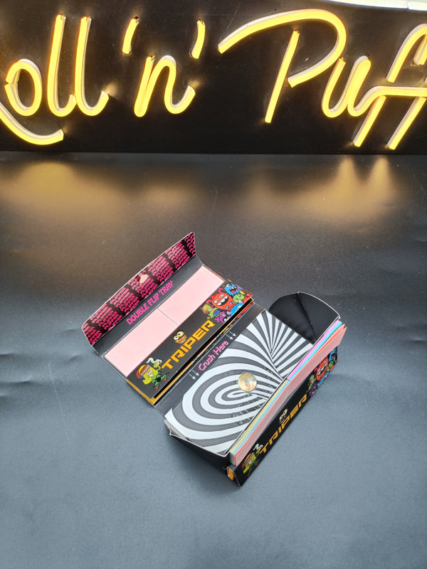 Triper Flipper Rolling Paper Pack With Tips