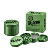 Raw Aluminium Grinder Green 4Part-56mm