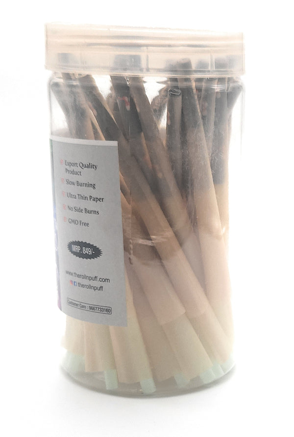 The RollnpuffKing Size Cones 109mm (Unbleached Brown Prerolled Cones)
