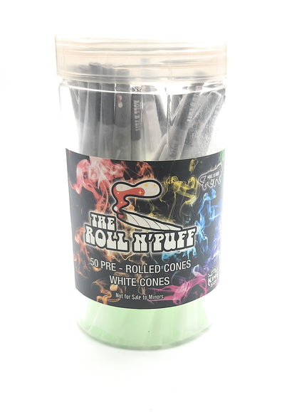 The Rollnpuff  King Size Cones 109mm (White Perfect Rolls)