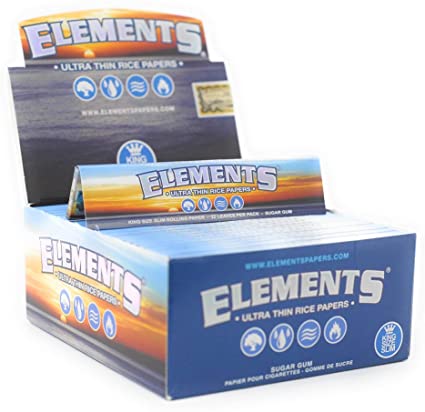 ELEMENTS KING SIZE ROLLING PAPER (32 LEAVES)