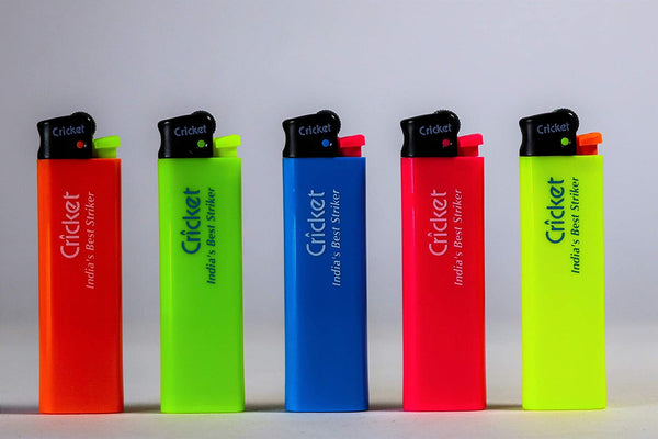 Cricket Lighter Fluo (Pack of 5pcs)