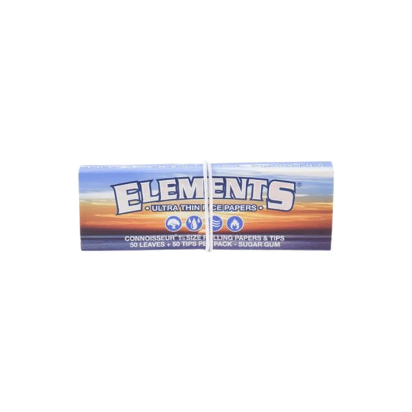 ELEMENTS CONNOISSEUR 1 1/4TH PAPER + TIPS