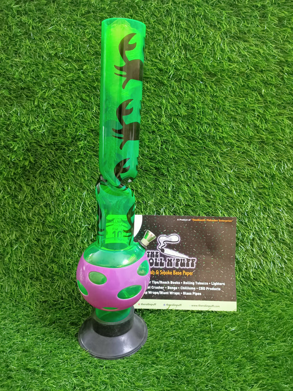 Crab Design Acrylic Bong (16inch)