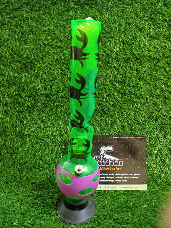 Crab Design Acrylic Bong (16inch)