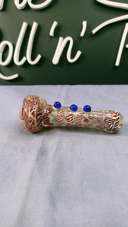 Designer Glass Pipe-4 inches