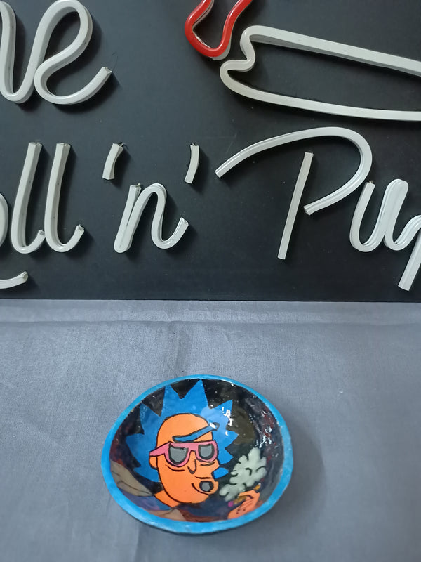 RICK AND MORTY GLOW IN THE DARK MIXING BOWL