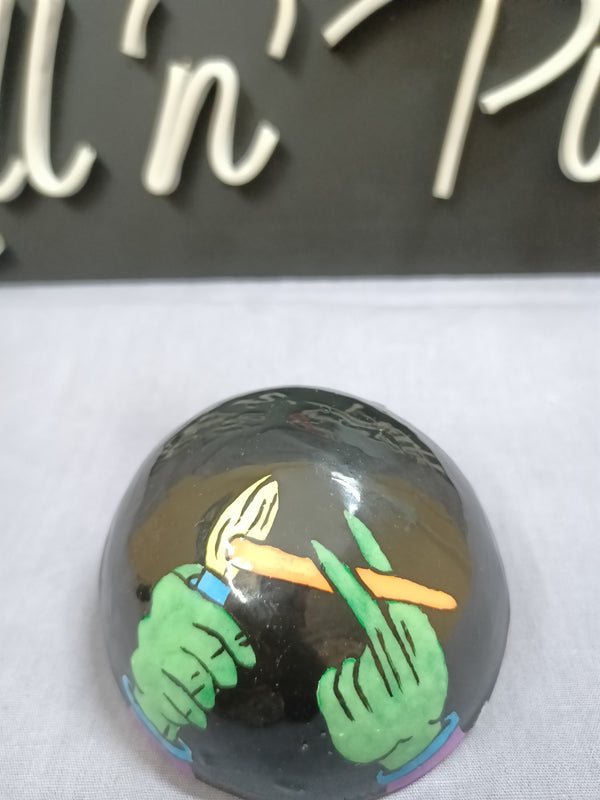 WEED HANDS GLOW IN THE DARK MIXING BOWL