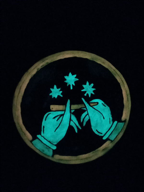 WEED HANDS GLOW IN THE DARK MIXING BOWL