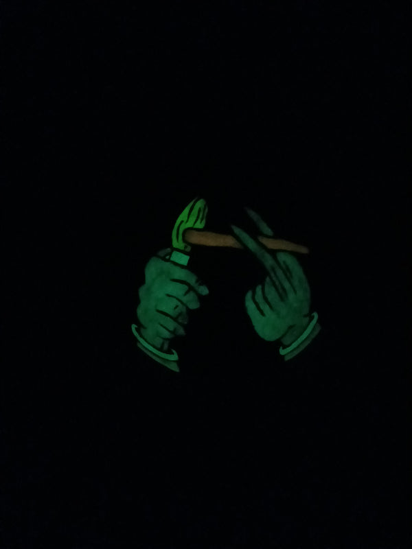 WEED HANDS GLOW IN THE DARK MIXING BOWL