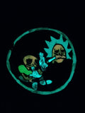 RICK AND MORTY ON ACID GLOW IN THE DARK MIXING BOWL