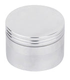 SILVER METAL HERB GRINDER 63MM