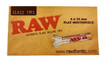 RAW GLASS FILTER TIP (FLAT MOUTH PIECE)