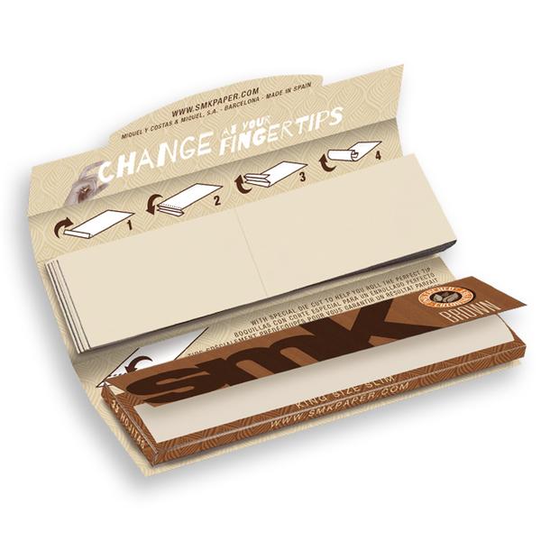 SMK BROWN WITH TIPS - 33 SHEETS & 33 TIPS
