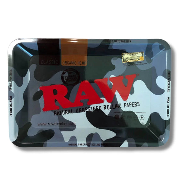 RAW URBAN CAMO METAL ROLLING TRAY - MINI