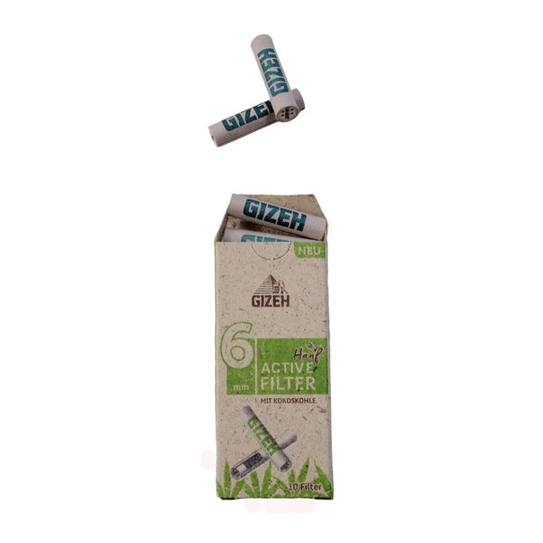 Gizeh Bio Hemp Active Charcoal Filters (6mm)