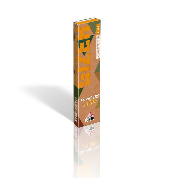 GIZEH (PURE DUO) Rolling Paper with Tips