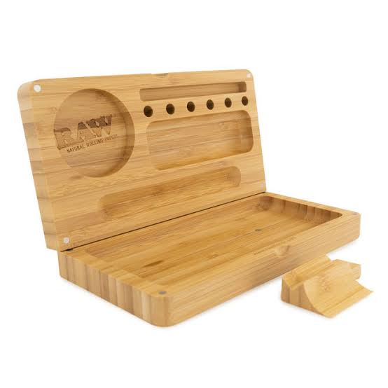 Raw Bamboo Backflip Rolling Tray