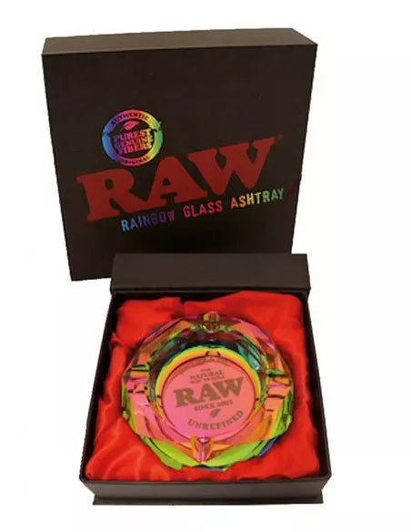 Raw Crystal Rainbow Ashtray