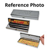 Raw Stainless Steel Connoisseur Case Papers+Tips