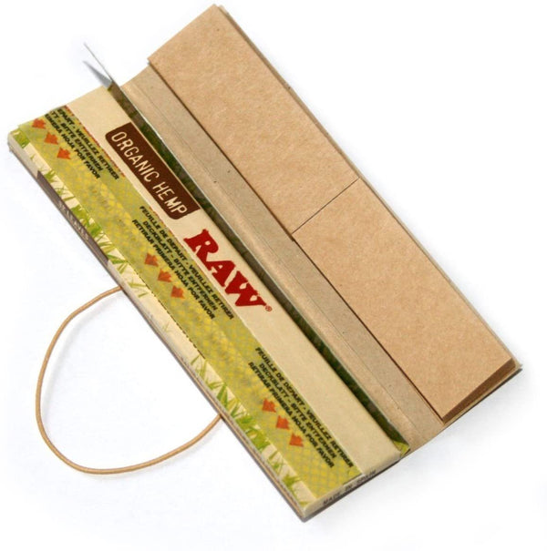 RAW ORGANIC HEMP CONNOISSEUR (32 LEAVES + 32 TIPS)